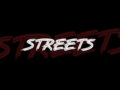 Streets Logo project art black and white branding calligraphy challenge city creative design energy graphic design hand lettering logo love typography vector web
