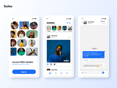 Model Finding app app branding design icon typography ui ux