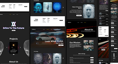 TivraAi WebDesign. app branding design graphic design illustration logo ui ux vector web website