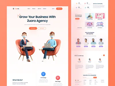 Zuora - Business growing app business growing business soluation clean design design graphic graphic design homepage illustration landing landing page logo minimal people popular ui web web ui website website design