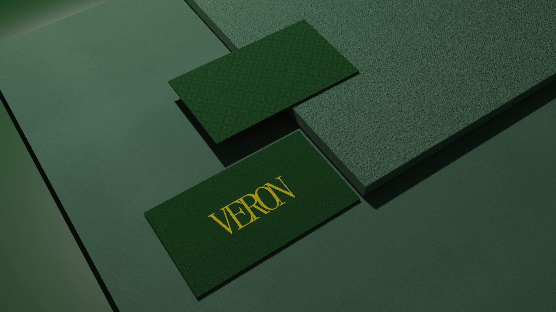 Example of VERON Fashion- Business Card Mockup Design