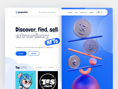 NFT Marketplace Website 2022 trends anik deb blockchain cryptoart design design system dribbble best shot ethereum homepage designer landing page landingpage designer nft nft website top designer uiux uiux designer web web design website website concept