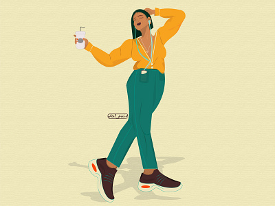 Freedom 2d art character design illustration