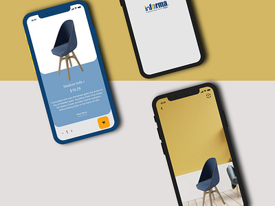 Redesign App "Informa" ui ux web design