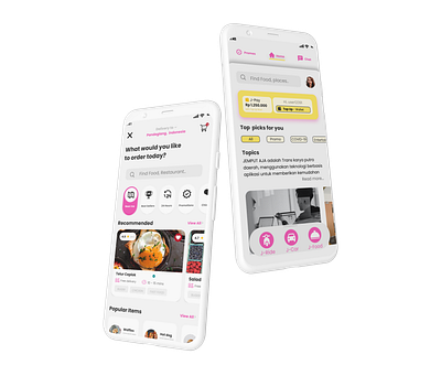 Redesign App "Jemput Aja" graphic design ui ux web design