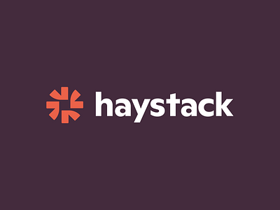 Haystack - Logo b2b brand brand agency brand identity branding communication design agency identity logo minimal mockup platform platform branding saas saas brand startup brand ui