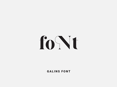 Galins Font calligraphy design font font design fonts fontself illustration lettering logo type typeface typography