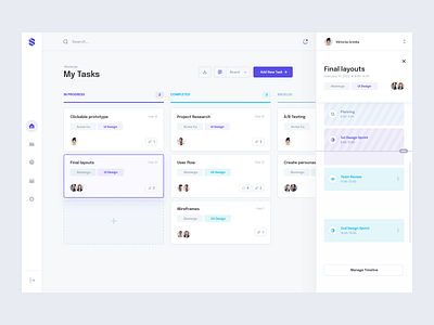 Syneo | Task Management Platform app clean dashboard design layout management platform project project management software task task management todo todo app track ui ux web