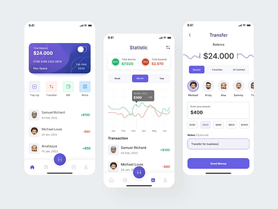 Dompetz - Wallet Mobile App animation bank bank app branding clean ewallet finance financial app fintech gradient minimalist mobile mobile ui money motion motion graphics transaction ui uidesign wallet