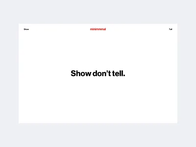Minimmmal | Website after effects agency branding case studies interaction landing page less minimal minimalist motion design portfolio showcase simple skills transitions ui ux video webdesign website
