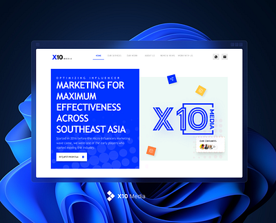 Marketing Agency Website figma marketing agency ui ux website