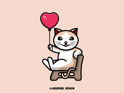 CAT AND LOVE app apparel branding cartoon cat design dubai florida graphic design icon identity illustration logo logoawesome logoroom logos monoline nft texas usa