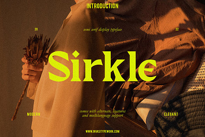 Sirkle Display Font classic classy cool display display font display fonts edgy elegant fashion feminine font fonts ligatures logo modern retro retro font serif stylish vintage