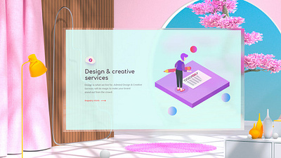 Display Mockups UI/UX abstract clean color colorful device display fantasy light mockup monitor phone mockup presentation realistic shiny simple surrealist ui ux vibrant web