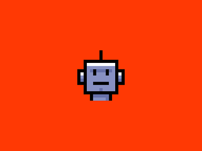 Robot head head icon icon set iconography icons icons set iconset pixelart robot ui ux web