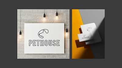 Pethouse: Logo Design for pet store art beautiful branding brandmark design graphic design icon identity illustration inspiration logo logomark logotype packaging pro professional project typography unique vector