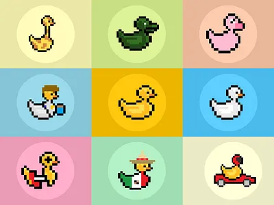 NFT Duck art art design illustration