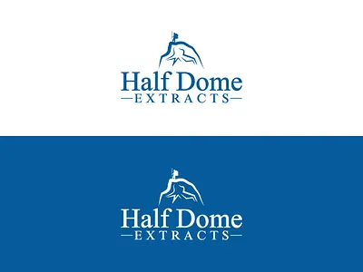 Half Dome Extracts branding creative design graphic design half dome half dome extracts illustration logo typography vector