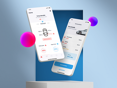 Car Maintenance 3d adobexd br car car fix car health car maintenance clients driver figma garage madewithadobexd maintenance mechanic minimal mvp ui ux