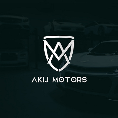 Akij motors 3d logo design branding business logo business logo design design illustration logo logo design minimalist logo