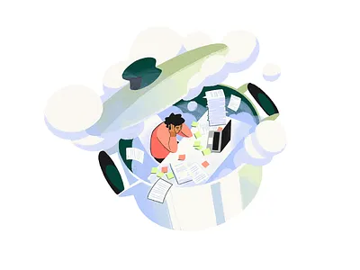 Peoplism - Work, it doesn't have to be a pressure cooker! character design design editorial art graphic design illustration illustrator photoshop
