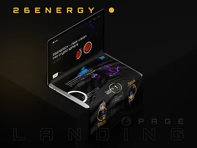 Landing page for Twentysixenergy.com branding brutal brutalism crypto cyberpunk dark design landingpage logo logodesign ui ux ux ui web webdesign webpage