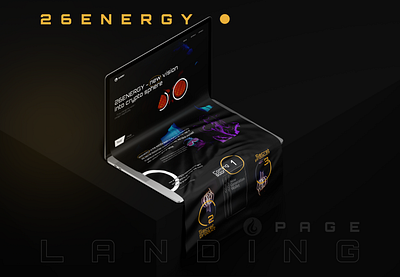 Landing page for Twentysixenergy.com branding brutal brutalism crypto cyberpunk dark design landingpage logo logodesign ui ux ux ui web webdesign webpage