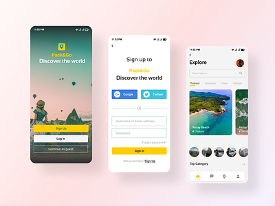 Travel Service App Design app app design concept design destination app iso mobile mobile app travel travel app travel mobile app traveling ui ux uxdesign vacation