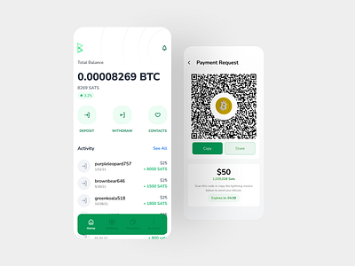 Bitcoin Payment App banking bitcoin bitcoin design branding crypto design finance fintech interface mobile mobile design payment product product design typography ui user interface ux wallet web