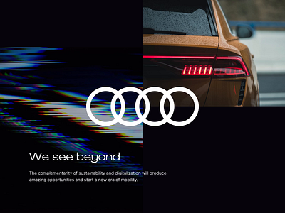 We see beyond - Free Canva Template animation audi audi car brand branding canva canva editor canva free template canva graphic canva template free free download free template futuristic graphic design instagram motion graphics pinterest post social media