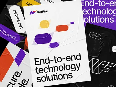 NetFire full rebranding asset branding corporate identity cuberto graphics guideline icons logo logotype manual mockups strategy typography ui ux