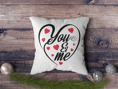 Free Love Print Cushion Mockup app branding cushion design free illustration logo love mockup new print typography ui ux vector