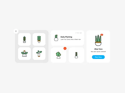 Planting Icon Set app branding design icon icon design icon pack icon set illustration interface mobileapp ui ux