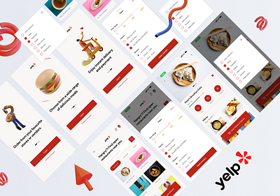 Yelp Redesign app delivery design food mobiledesign ui yelp
