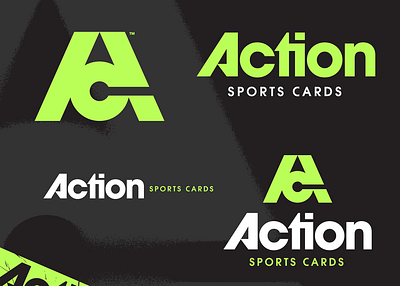 Action Sports Cards brand branding cards icon icons logo sports sports cards