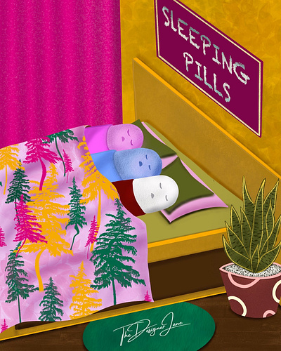 Sleeping Pills illustration