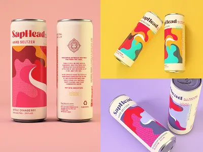 SH Hard Seltzer beer branding beer label beer label design craft seltzer illustration package design packaging seltzer design seltzer packaging
