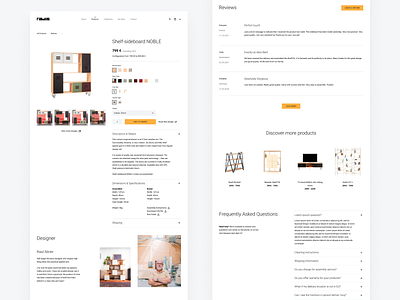 Radis e-commerce site // Product detail configurator customize detail edit editor pastel product single