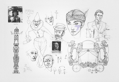 Character Drawings art character design drawing fine art illustration realistic drawing storyboard