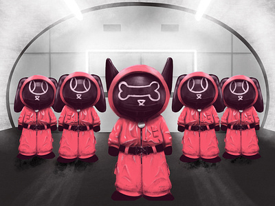 The Impending Dog Shortage: Spay/Neuter has led to Empty shelter animals bowman dog dogs games illustration neuter pets pink popular procreate report spay squid tech techs vet veterinarian vets