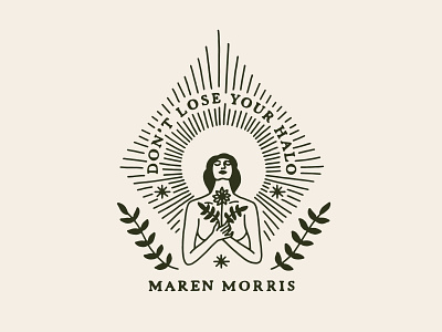 Maren Morris artist merch band merch girl illustration maren morris