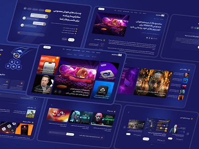 Smilinno AI - Website ai blue content dark darkblue darkui designer homepage landingpage modern news pouyafotovati slider smilinno technology ui ux