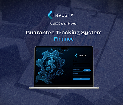 Guarantee Tracking System - Finance adobe xd finance system guarantee tracking system logo system tracking ui user experience design ux