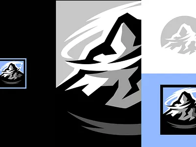 Mountain logo - SOLD branding design emblem esports graphic design illustration logo mascot montaña mountain nature ui vector