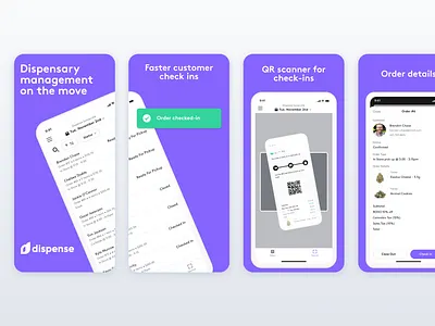 Dispense mobile app store listing app store app store listing app store screenshots apple app store cannabis dispensary dispense