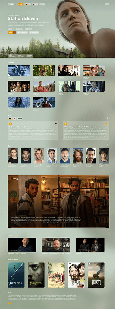 Plex redesign | Media details page 2 details info movie netflix platform plex series statio eleven streaming