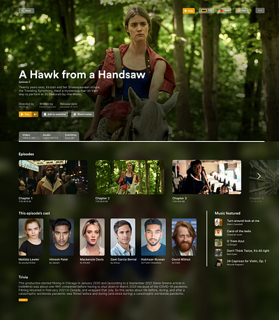 Plex redesign | Individual episode page episode information netflix plex streaming video