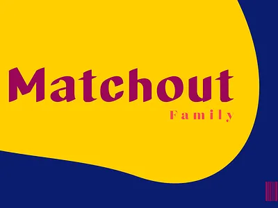 Matchout Font Family app branding design family font icon illustration lettering typography vector