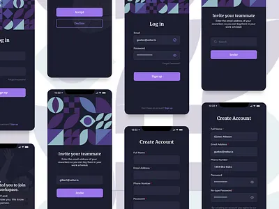 Workspace App app friend invite sign in sign up work workspace