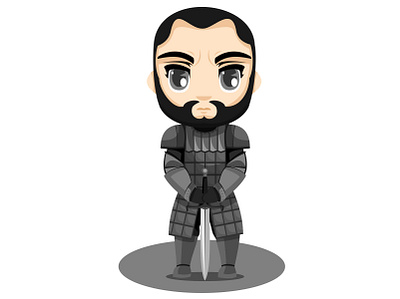 Ser Gregor Clegane casaclegane chibis design diseño gameofthrones illustration lamontaña sergregorclegane ui ux vector vector illustration